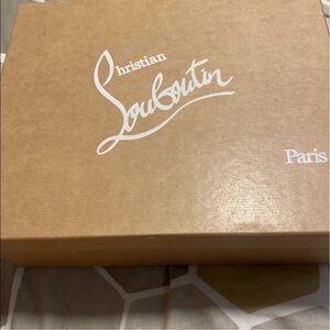 Christian Louboutin Tan Shoe Box